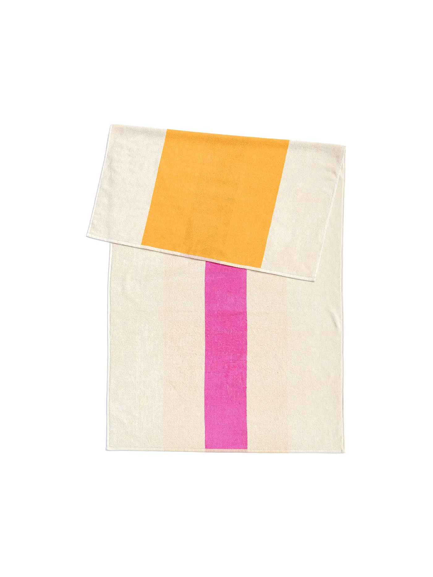 SUITE702 | Strandtuch 90x180cm MARTENS AND MARTENS Sky Blue/Yellow | orange